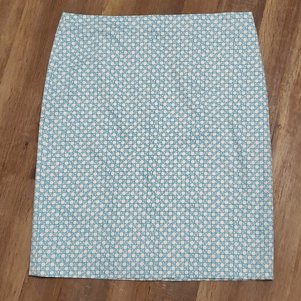 New Talbots Cotton Pencil Skirt